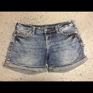 Silver Jeans McKenzie Flap Short W32 stretch